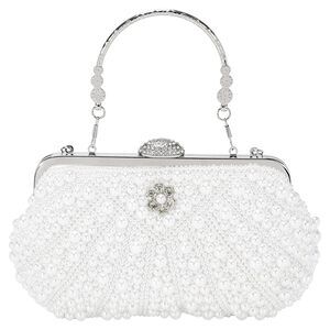 9537 Evening Bags Clutch Purses Formal, Bridal Purses Pearl Handbags